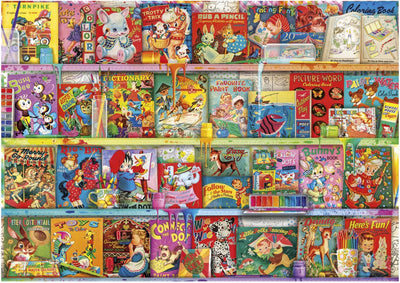 Educa-Puzzle „The Kitschy Funbook Nook“ – 1500-teiliges Puzzle für Erwachsene.