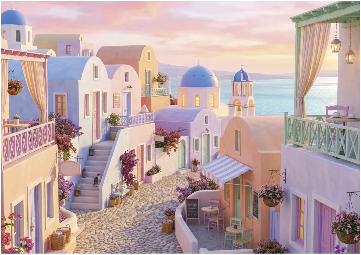 Educa Dreamy Santorini – 1.000 Stück.
