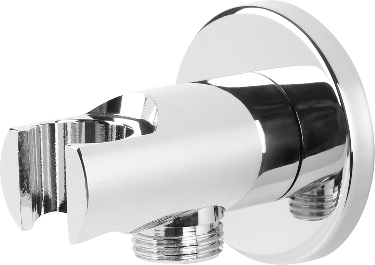 Differnz Einbau-Handbrausehalter Chrom