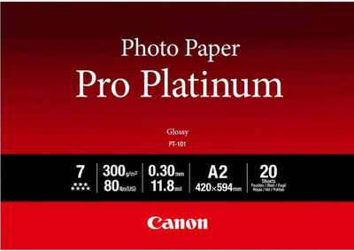 Canon 2768b067 Packung Fotopapier A2 Weiß Hochglanz