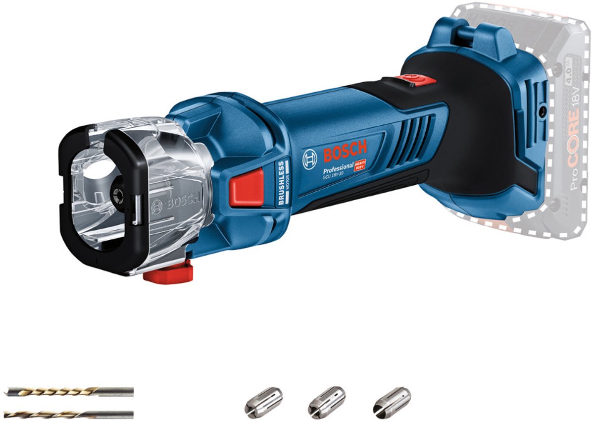 Bosch defonceuse pour plaquiste sans-fil 18v30 (solo) – 06019k8000