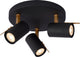 Lucide Grony – Deckenstrahler (Deckenleuchte) – LED dim to warm – gu10 – 3 x 5 W 2200 K 3000 K – Schwarz