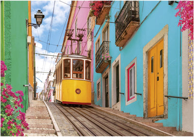 Educa Puzzle Buntes Lissabon 1000 Teile Erwachsenenpuzzle.