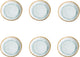 Medard de Noblat - Shadow Aqua - Dessertteller 20,5 cm - 6 Stück - Steingut