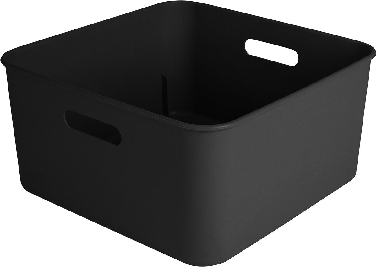 Sunware Sigma Home Cube Box 12,5 l – 31,3 x 31,3 x 15,7 cm – schwarz