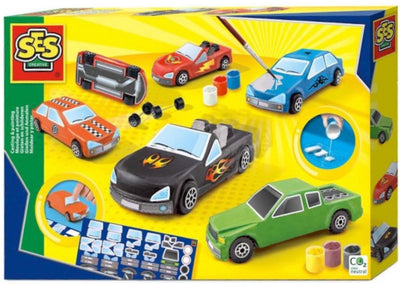 Autos gießen und malen