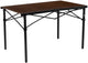 Bo-Camp Industrial Collection – Tisch – Orcas – Lamelle – 115 x 70 cm