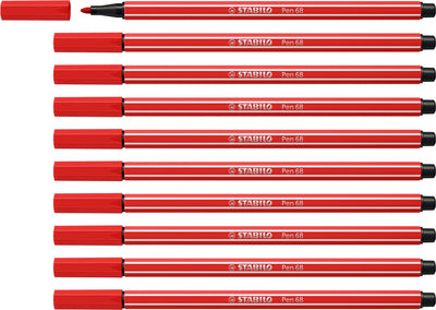 Stabilo Pen 68 Filz -Tip Pen Carmine Red (68 48)
