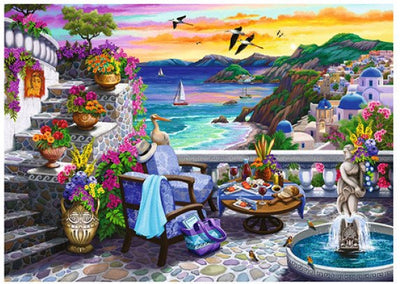 Ravensburger Jigsaw Puzzle Santorini Sonnenuntergang, 300st.
