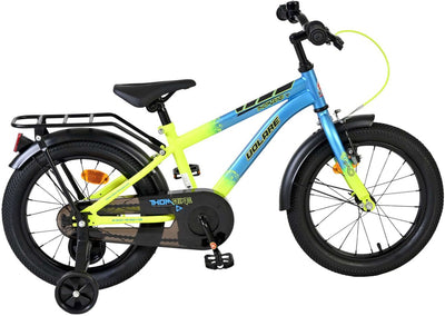 Volare Thombike Kinderfahrrad – Jungen – 16 Zoll – Blau Gelb