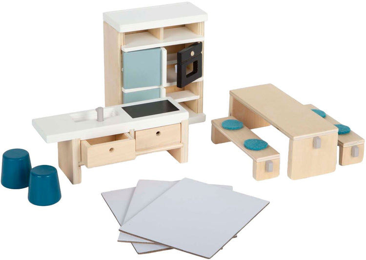 Kleiner Fuß Holz Dollhouse Möbel Küche
