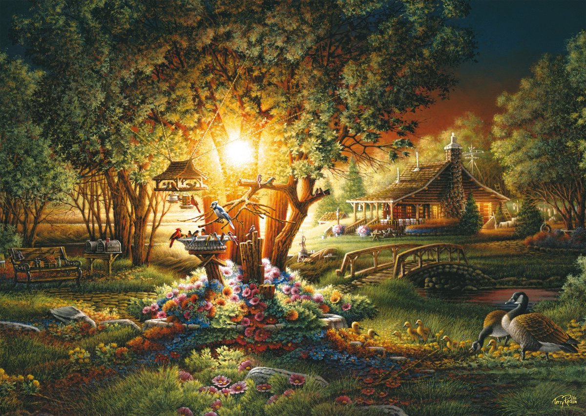 Schmidt-Puzzle Herrlicher Frühlingsglanz – 1000 Teile Puzzle.