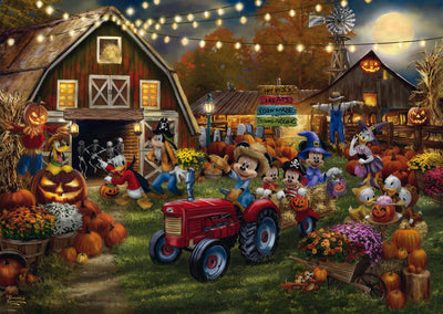 Schmidt-Puzzle, Schmidt-Puzzle, Disney-Puzzle, Mickey, Minnie, Kürbisfest, 1000 Teile.