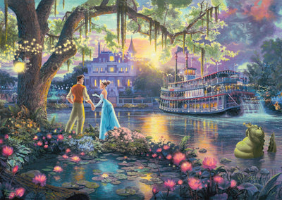 Schmidt Puzzle Disney Prinzessin und der Frosch – 1000 Teile Cartoon.