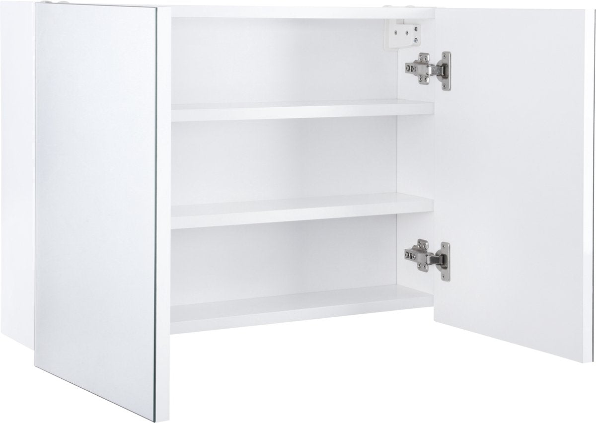 Differnz Brida Spiegelschrank – 50 x 67,5 x 15 – weiß
