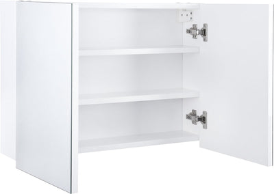 Differnz Brida Spiegelschrank – 50 x 67,5 x 15 – weiß