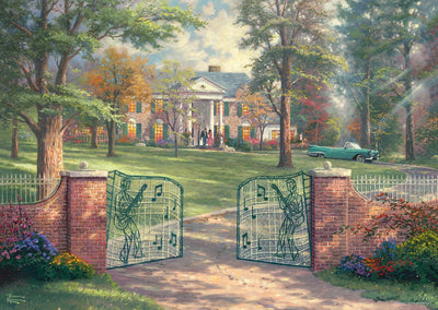 Schmidt-Puzzle Graceland 50-jähriges Jubiläum, 1000-teiliges Puzzle.