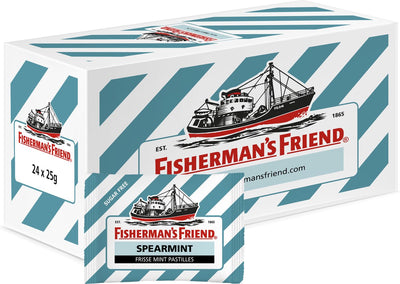 Fisherman's friend spearmint sugar-free (24x 25gr)