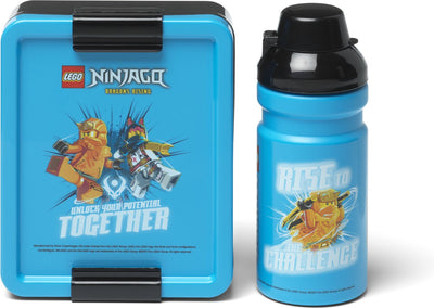 Lego Ninjago Lunchset – Trinkflasche und Lunchbox – Kunststoff