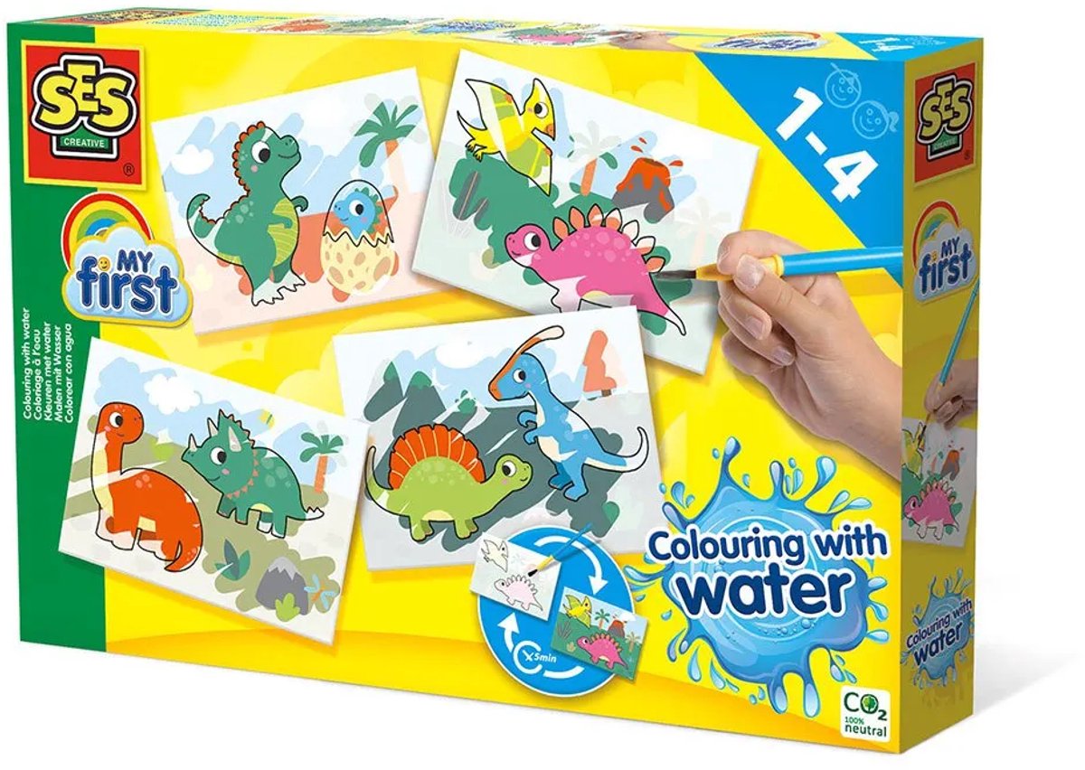 SES meine ersten Farben mit Wasser - Dinos