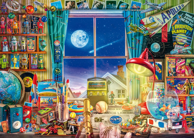 Schmidt - Puzzle - Zum Mond - 1000 Teile - Erwachsene - ab 12 Jahren