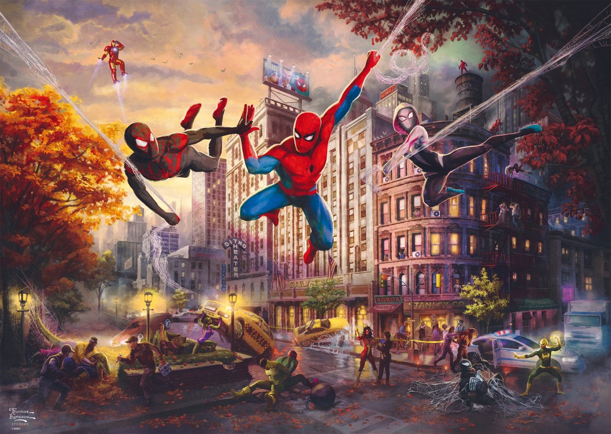 Schmidt Marvel Spider-Man Puzzle 1000 Teile – die ultimative Allianz.