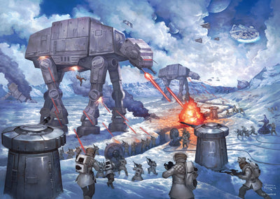 Schmidt Star Wars Puzzle Battle of Hoth 1000 Teile Pappe.