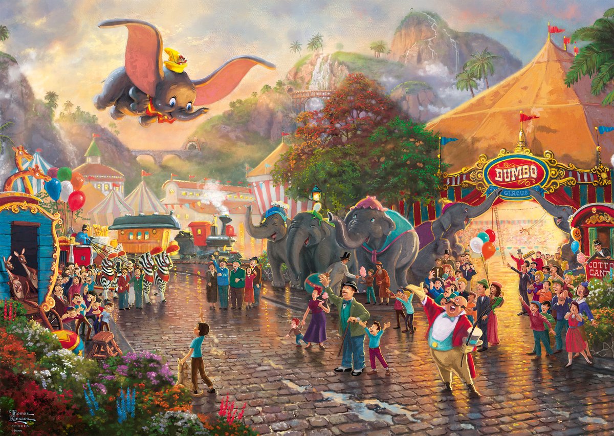 Schmidt Disney Puzzle Dumbo 1000 Teile Puzzle.