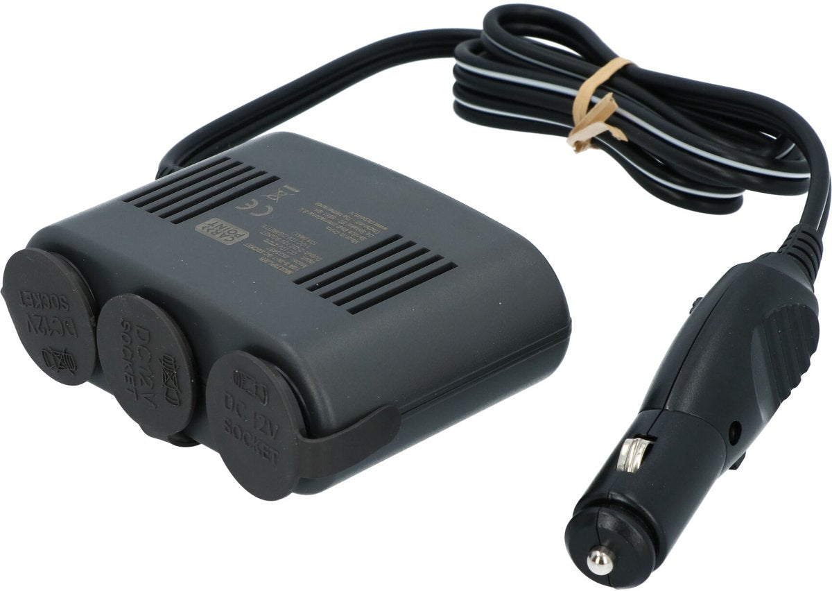 Carpoint LED 3-Wege-Feuerzeugbox – 12 V – 10 A