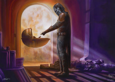 Schmidt Star Wars The Mandalorian – Thomas Kinkade Studios – Disney Dreams Collection – Wendepunkt-Puzzle, mehrfarbig