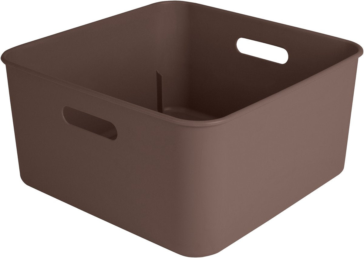 Sunware Sigma Home Cube Box 12,5 l – 31,3 x 31,3 x 15,7 cm – braun