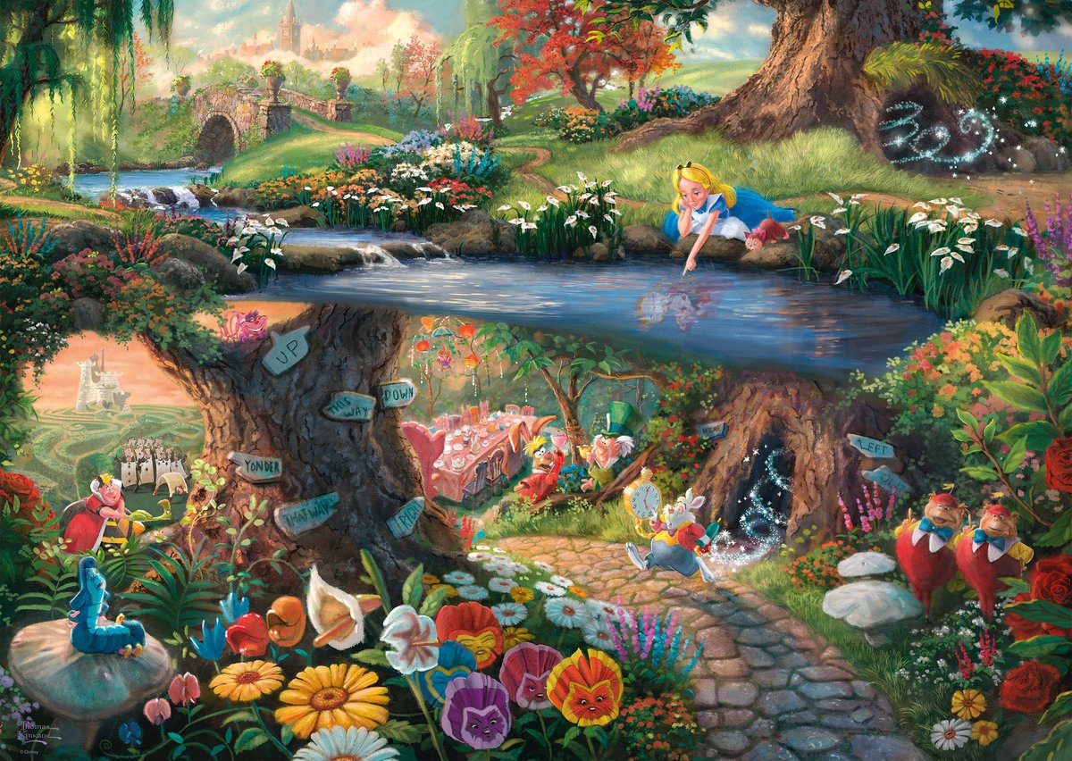 Schmidt Puzzle Disney - Alice im Wunderland 1000 Teile