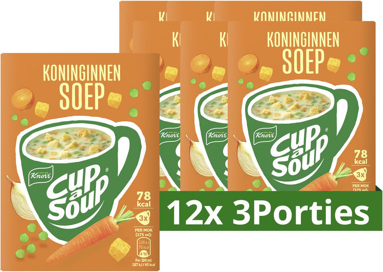 Knorr Cup a Suppe - Queens - ohne Geschmacksverstärker, Farb- und Konservierungsstoffe - 36 Portionen