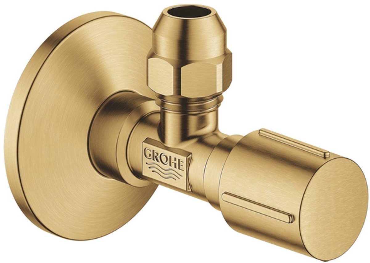 Grohe Eckventil 1 2'' x 3 8'' Klemmkupplung Cool Sunrise (gebürstet)