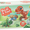 Casting-Malerei Dino 3d