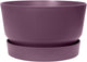 Elho Greenville Schale 33 – Pflanzschale mit Wasserreservoir – 100 % recycelter Kunststoff – ø 32,5 x H 19,4 cm – Vintage-Pflaume