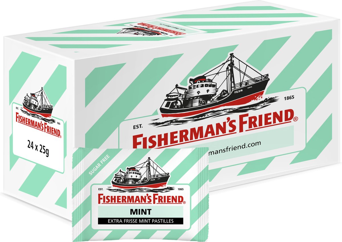 Fisherman's Friend starke Minze zuckerfrei grün (24x 25gr)