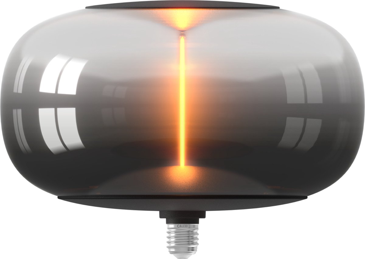 Calex Magneto Beo Asarna LED-Lampe – Lichtquelle mit magnetischem Filament – Titan – E27 – 4 W – dimmbar