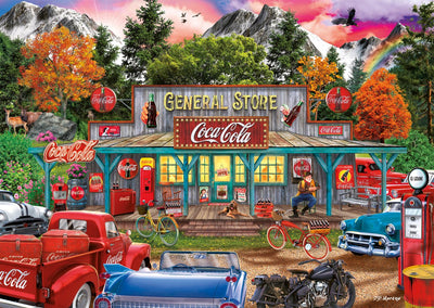 Schmidt Coca-Cola-Puzzle-Shop – 1000-teiliges Puzzle für Erwachsene.