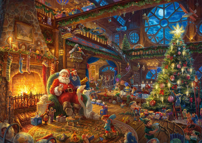 Schmidt-Puzzle - Weihnachtsmann und seine Elfen - Thomas Kinkade - 1000 Teile