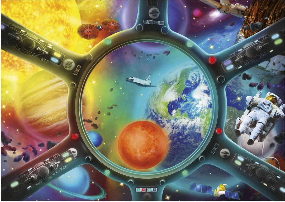 Educa Puzzle Space Walk 500 Teile aus Pappe für Kinder.