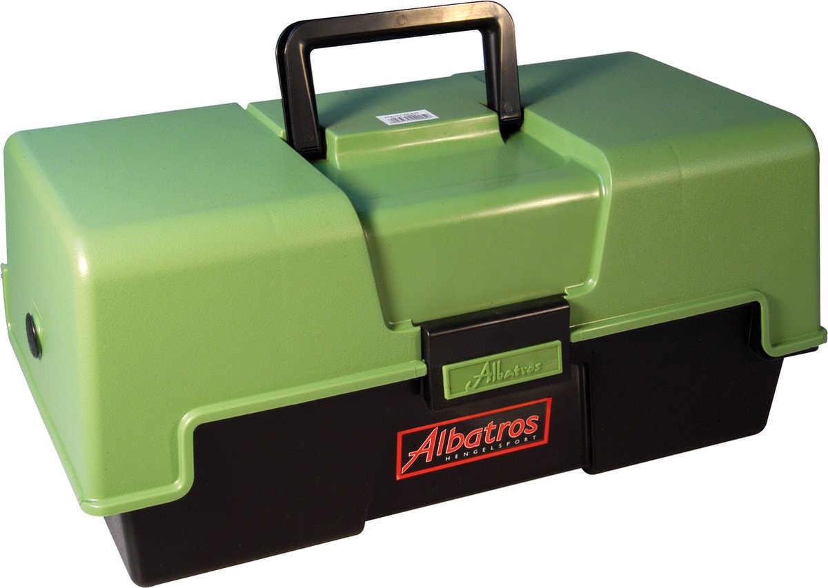 Albatros Angelkoffer – mit 3 Schubladen – 43 x 21 x 20 cm – grün
