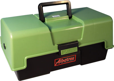 Albatros Angelkoffer – mit 3 Schubladen – 43 x 21 x 20 cm – grün