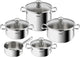 Tefal Duetto - Pfannenset - 5-teilig - inklusive Deckel - Induktion - Edelstahl