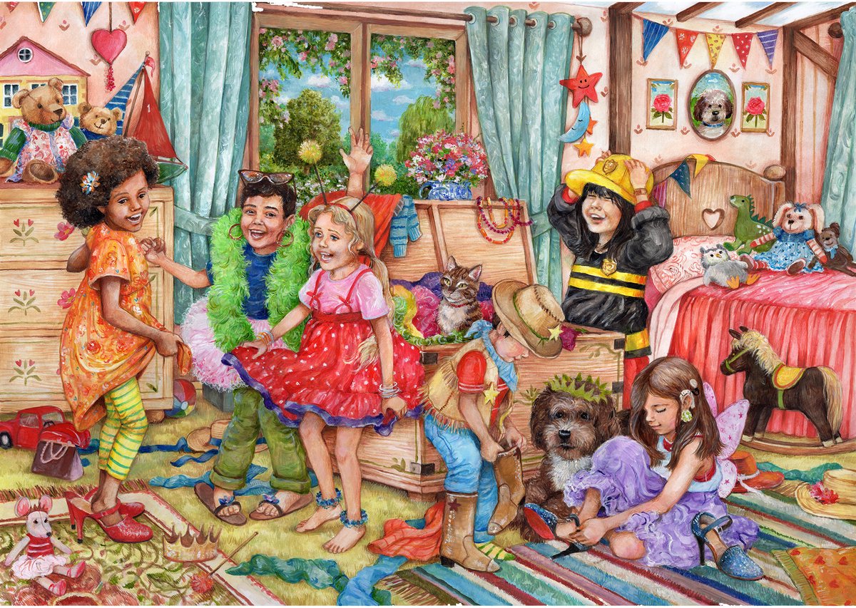 Gibsons – Kostümspaß (von Debbie Cook) – 500 Teile 48 x 34 cm (B x H) – Puzzle für Erwachsene