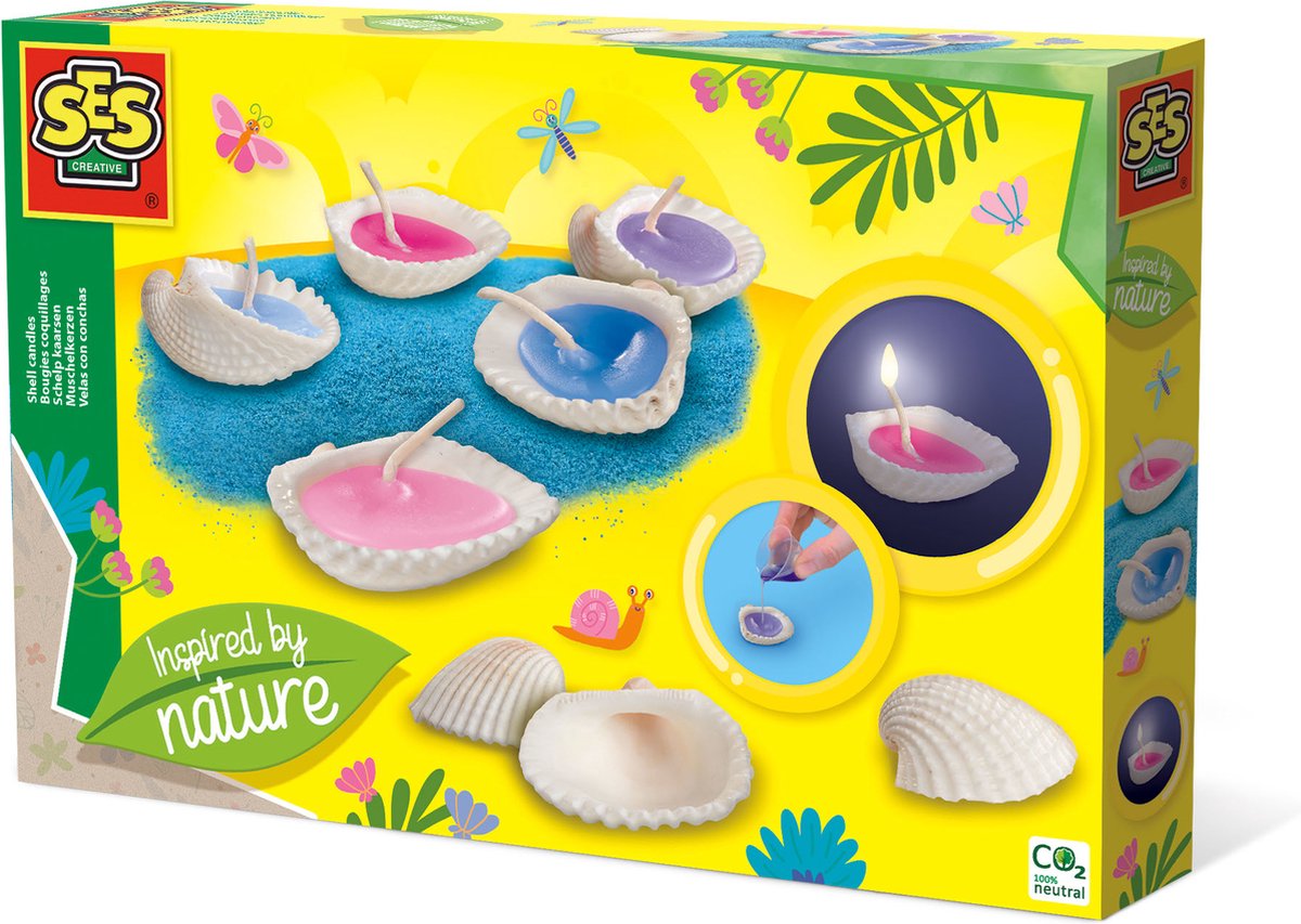 SES Schelp Kerzen inspiriert von der Natur
