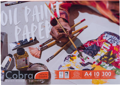 Cobra-Ölgemäldepapier – 10 Blatt – A4