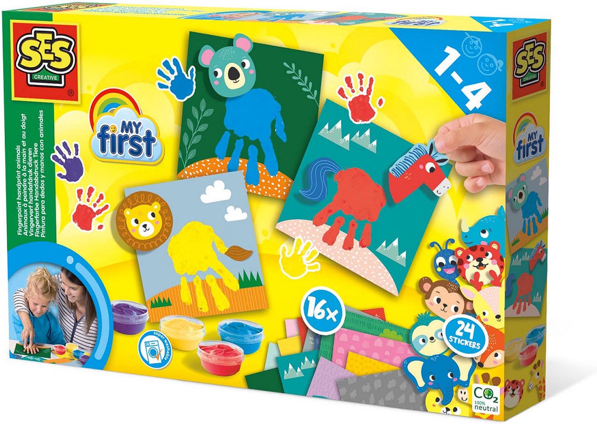 SES meine erste - Fingerfarbe Handabdrucktiere