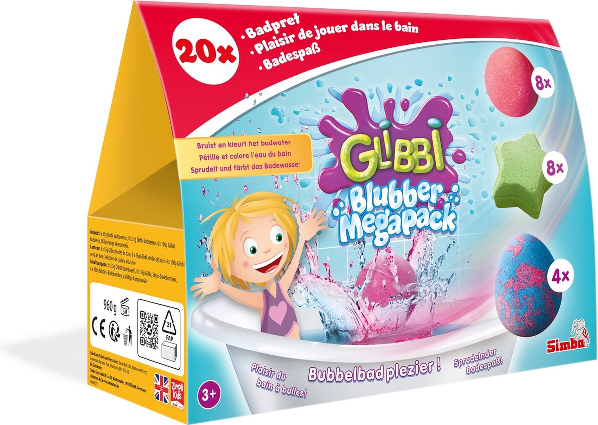 Simba Glibbi Blubber Mega Pack – Zimpli Kids – Badespielzeug