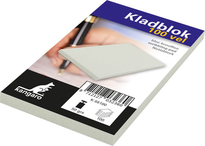 Kangaro-Notizblock – 6,75 x 11 cm – 100 Blatt mit Deckblatt – k-55100